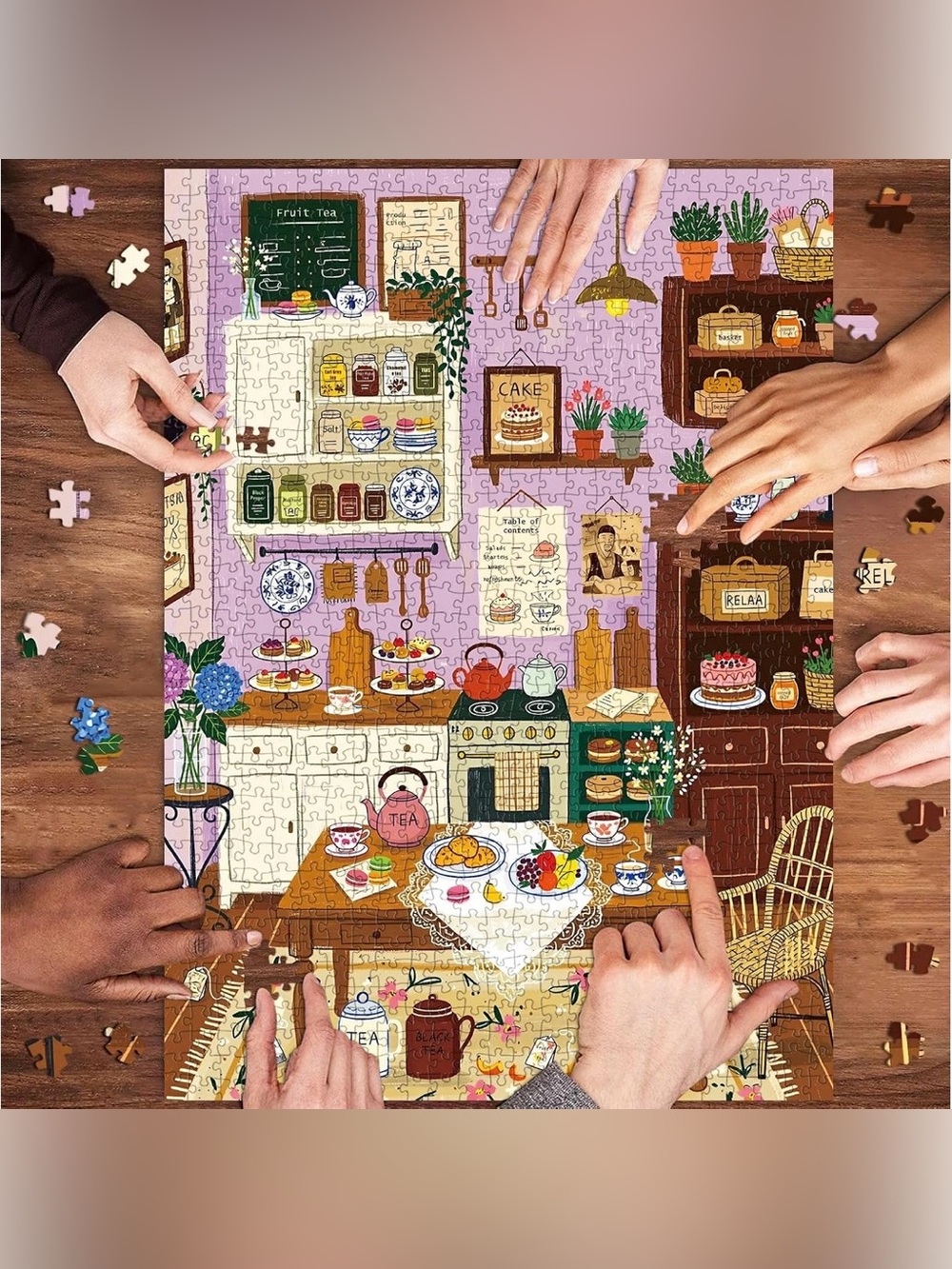 Chalzidar Tea room 1000 piece puzzle